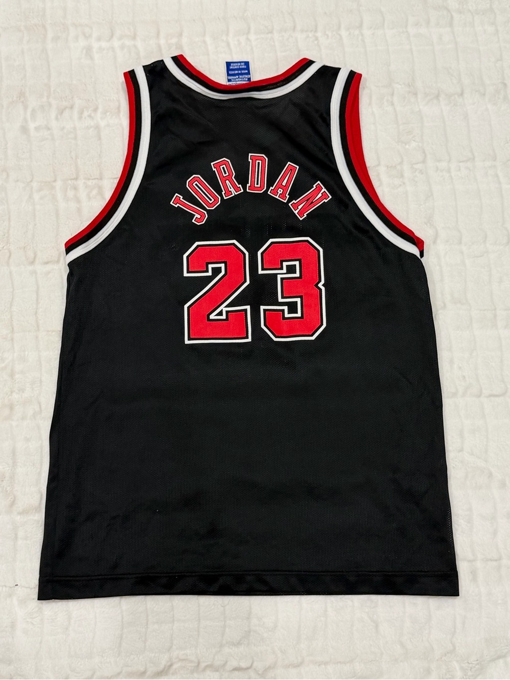 Vintage 90s Champion Chicago Bulls #23 MICHAEL JORDAN Basketball Jersey BOYS L